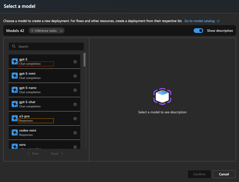 azure-model-selection