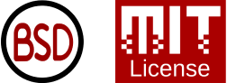 BSD and MIT logo